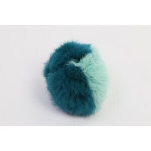Unbranded Green Rabbit Fur Ball Key Chain Pendant Handbag Charm